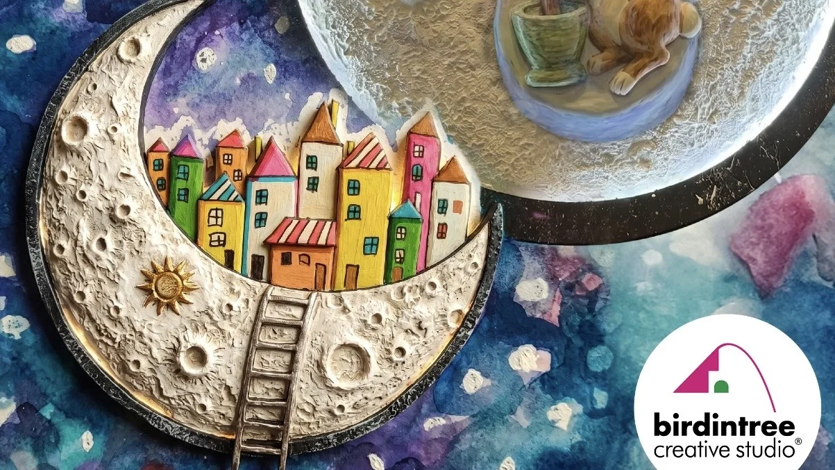 《凹凸月球探險燈》B09 Crater Moon Adventure Lamp - Story Of Moon╳ Relief Painting