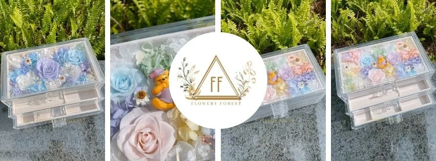 【💎韓式不凋花長方首飾收納盒 Workshop 🌸💍】