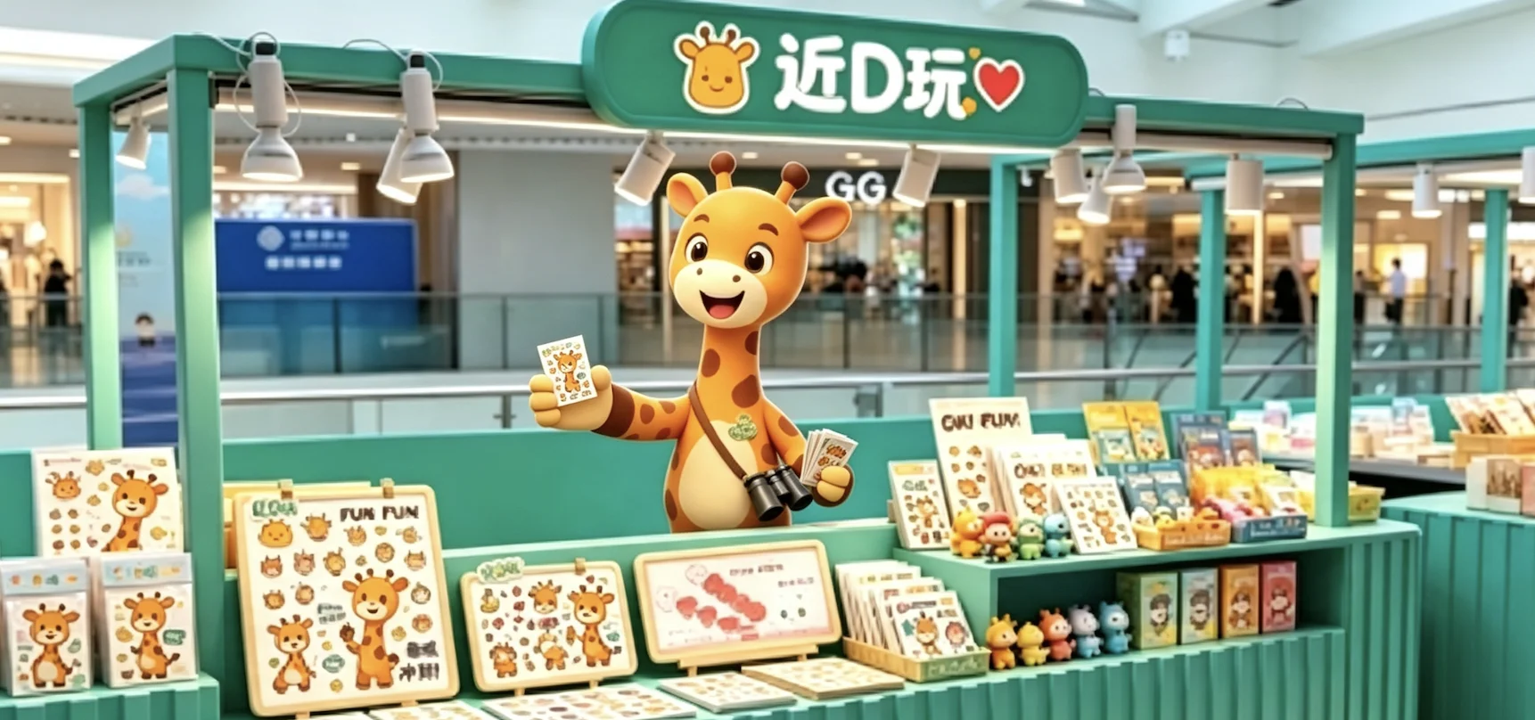 💖【屯門限定】FUN FUN 閃現市集！免費送近D玩超 Cute 卡通貼紙 🎁✨